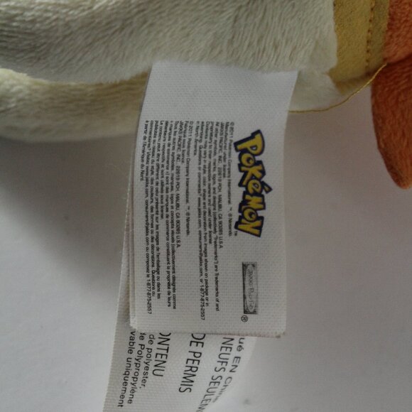 Pokemon Deerling Orange Fall Plush 2011 Jakks Pacific - Picture 3 of 3